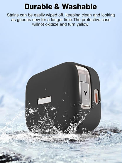 Silicone Protective Case for TORRAS FlexLine 67W Charger, Full-Body Protective Cover with Precise Cutouts, Shockproof Dustproof Charging Block Protector Sleeve & Scratch-Resistant Sleeve (Black)