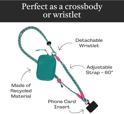 Save the Girls Active Rope Clip and Go Phone Strap – Cell Phone Lanyard for Life on the Move