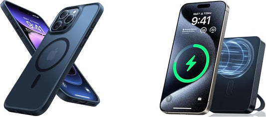 TORRAS Ostand 10,000mAh QI2 Magnetic Battery Pack with Stand & Magnetic Case — Buy Together to Save 15%