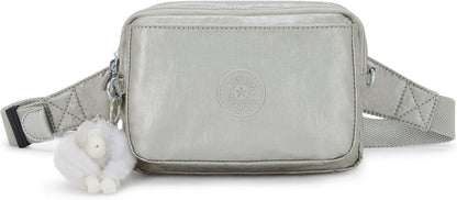 Kipling Women’s Abanu Multi Crossbody Bag, Lightweight, Adjustable Nylon Waist Pack with Multi-Compartment Zip Pockets