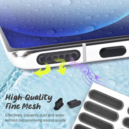 USB C Dust Plug for iPhone 15 Series Type C Anti Dust Cover Protector USB C Port Cover Phone Speaker Cover Charging Port Cleaner for Samsung Galaxy S23, S22, S21, Note 20, All Type-C Devices (74Pcs)