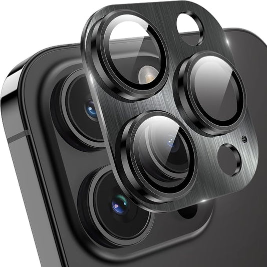 YWXTW Tempered Glass Camera Lens Protector for iPhone 14 Pro Max, 3D Full Coverage Protection, Night Circle Technology, Stronger Adsorption