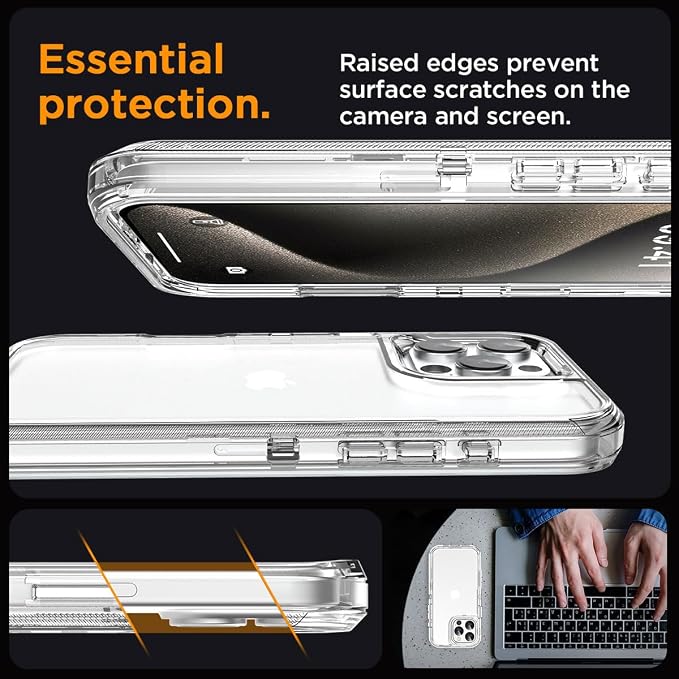 AICase for iPhone 15 Pro Max Case Clear 3 in 1 Heavy Duty Drop Protection Full Body Rugged Shockproof/Dust Proof 3-Layer Military Protective Tough Durable Cover for iPhone 15 Pro Max 6.7"_1