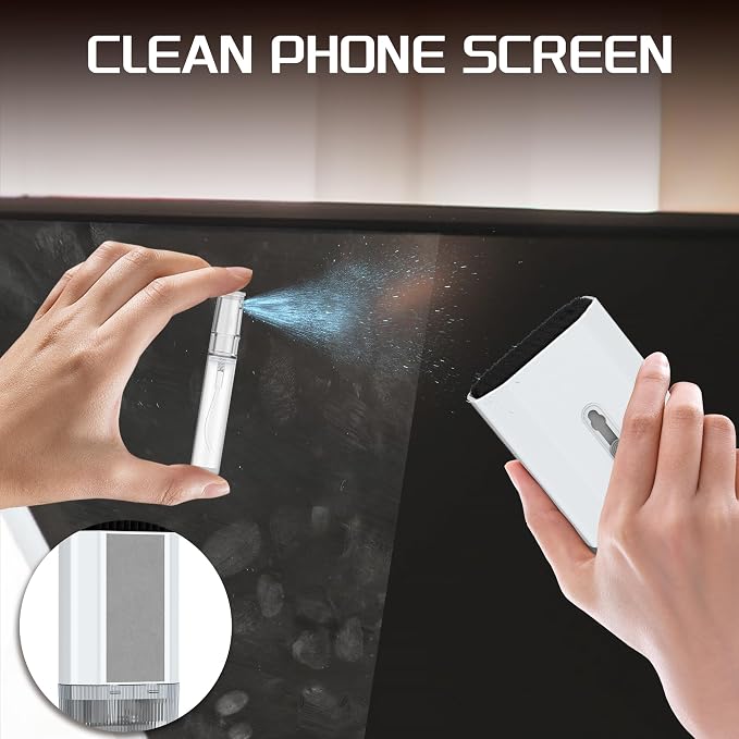 Keyboard Cleaning Kit-13-in-1 Multifunctional Cleaner Kit-Laptop Cleaner Compatible with iPad iPhone Pro Earbuds Airpod MacBook-Electronics Cleaning Brush Tool for Charging Port,Computer Screen