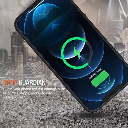 Battery Case for iPhone 12/12 Pro, Enhanced 10000mAh Portable Protective Smart Qi Wireless Charging Case Compatible with iPhone 12/12 Pro (6.1 inch) Rechargeable Extended Battery Charger Cover(Black)