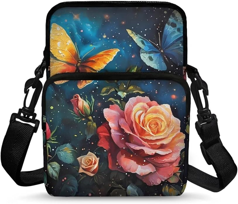 Men's Crossbody Bag, Small Cell Phone Wallet, Women's Shoulder Handbag, Travel Gym Bag
