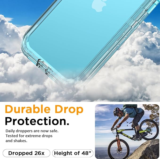 AICase for iPhone 16 Pro Max Case Clear 3 in 1 Heavy Duty Drop Protection Full Body Rugged Shockproof/Dust Proof 3-Layer Military Protective Tough Durable Cover for iPhone 16 Pro Max 6.9"_4
