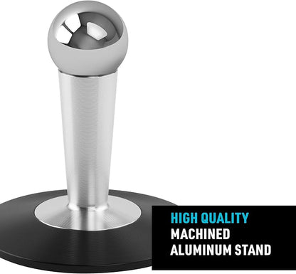 Nite Ize Steelie Pedestal Mount - Tabletop Stand Compatible with MagSafe iPhones & Tablets - Magnetic Desk Phone Mount - Phone Holder Accessories for Hands-Free Use & Adjustable Viewing