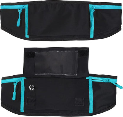 Vive Running Belt Fanny Pack for Women, Men, Kids, Adults, Jogging, Workouts- Waterproof Runners Reflective Waist Pack Bag with Phone Holder - for Fitness, Exercise, Gym, Hiking, Travel, Running Gift