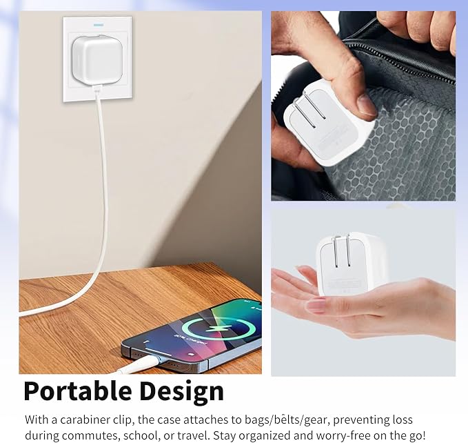 Case for Apple 35W Power Adapter – Soft Silicone Protective Cover for Dynamic Charger,Shockproof Dustproof Charging Block Protector Sleeve[White]
