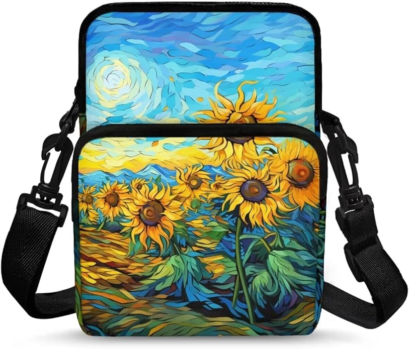 Men's Crossbody Bag, Small Cell Phone Wallet, Women's Shoulder Handbag, Travel Gym Bag