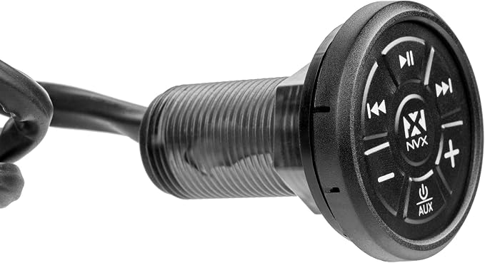 NVX XUBT4 Universal Marine Grade Bluetooth 4.0 Audio Receiver & Controller for Boats/Cars/ATV