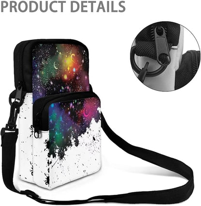 Men's Crossbody Bag, Small Cell Phone Wallet, Women's Shoulder Handbag, Travel Gym Bag