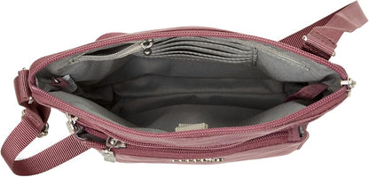 Baggallini Pocket Crossbody Bags for Women 8x8 Small Lightweight Durable Water-resistant Travel Purse W/Rfid