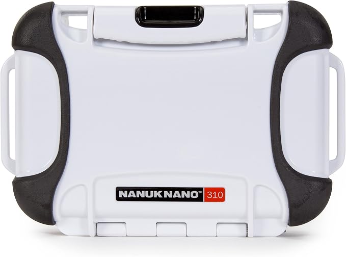 Nanuk 310-0012 Nano Series Waterproof Small Hard Case for Phones, Cameras and Electronics (White)