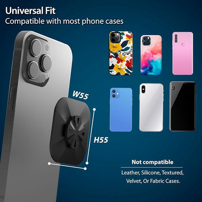 BONE Phone Tie Connect 3 - Sticker, Phone 3M Adhesive Adapter for Tie Connect Series, Optional Smartphone Mount Sticker Compatible with Most Cellphone Cases