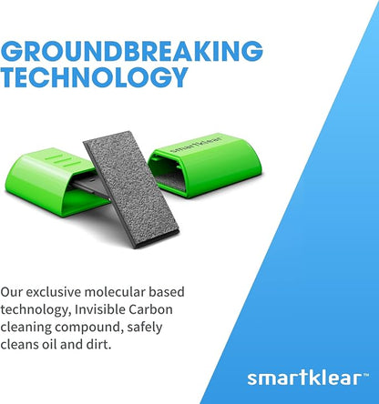 SmartKlear Smart Phone Screen Cleaner - Compatible with iPhones, Androids, and More - Cleaner with Carbon Microfiber Tech-Lime Green-1 Count (Pack of 1)