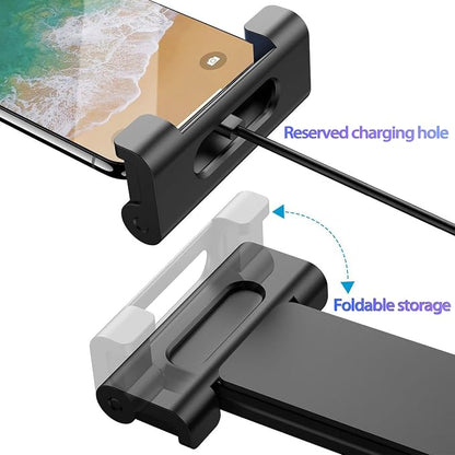 2026 Car Headrest Tablet Holder (2 Pack), Car iPad Holder for Kids, Scalable Tablet Mount for Backseat, for iPad Pro Fire HD and more, for Most Tablets/Phones, Fits Larger Tablets [Upgrade -Black]