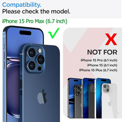 Battery Case for iPhone 15 Pro Max, 12000mAh High-Capacity Protective Rechargeable Extended Charger Cover Compatible with iPhone 15 Pro Max (6.7 inch) Wireless Charging Case Support Carplay - Black