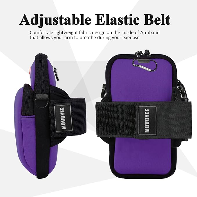 Phone Holder for Running Armband,Cell Phone Crossbody Bags for Women Kids,iPhone 11 12 13 14 15 16e 16 17 Pro Max Xs Xr X Plus Mini Galaxy Ultra S26 S24 Note Key Pouch Workout Sports Arm Band