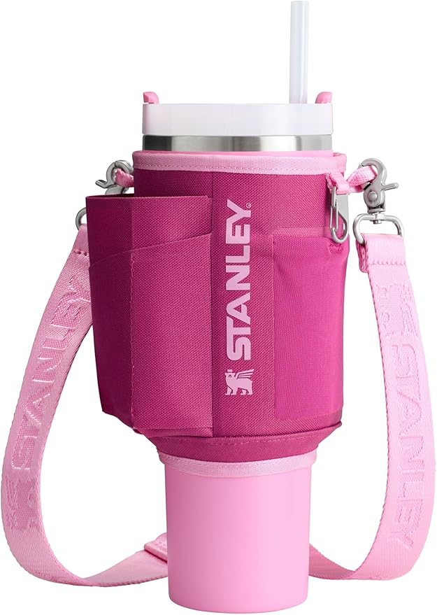 STANLEY All Day Quencher Carry All for 40 oz Tumbler with Handle | Crossbody Bag with Phone Holder Pocket, Card Sleeve & Detachable Strap | Water Bottle Carrier Bag | BPA-Free |