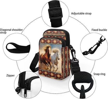 DISNIMO Small Crossbody Bags for Women Trendy Cross Body Cell Phone Shoulder Bags Purses with Adjustable Strap