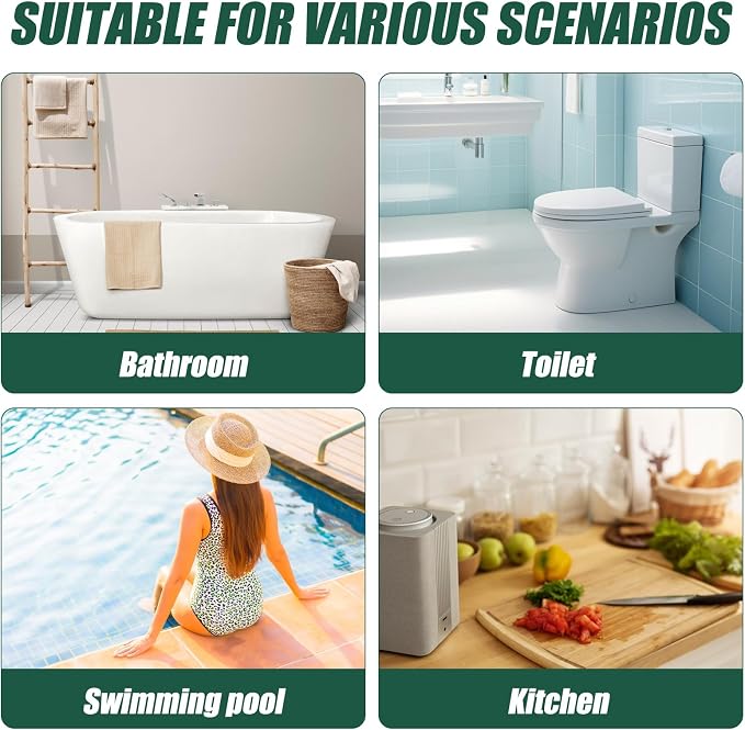 Shower Phone Holder Waterproof, 360° Rotatable Adjustable Retractable Shower Phone Case Holder, Bathroom Wall Phone Mount Stand, Touchscreen Anti Fog Shower Phone Case for 4-7" Cellphones (Green)