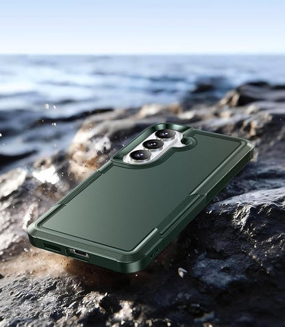Red2Fire for Samsung Galaxy S26 Case 6.3 Inch, [Military Grade Drop Protection][2 Pack Screen Protectors] Heavy Duty Full Body Shockproof Non-Slip Phone Case,Dark Green