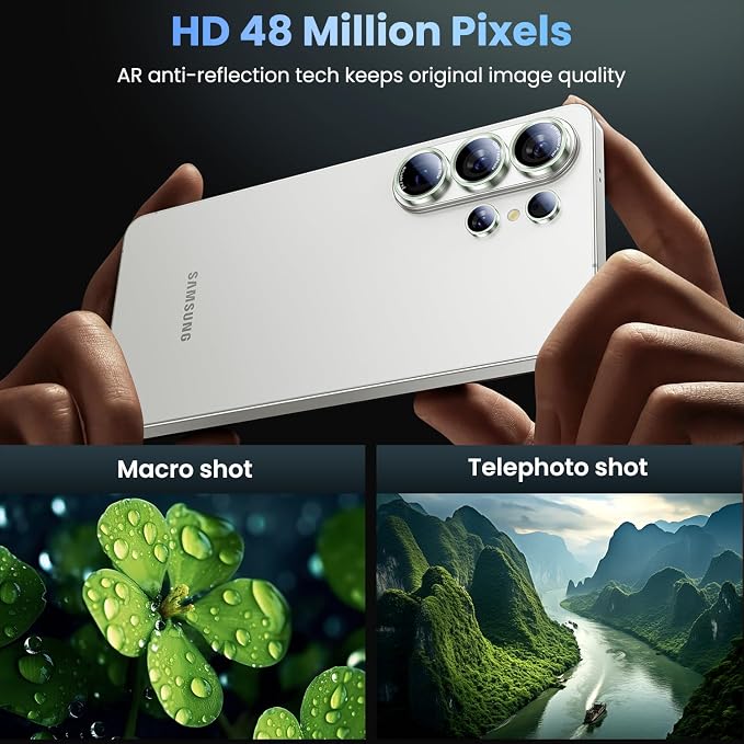 Uyiton for Samsung Galaxy S26 Ultra Camera Lens Protector - [Case-Friendly][Not Easy to Break][Ultra-Thin] Military-Grade Tempered Glass with Aluminum Metal Rear Camera Screen Cover - Green