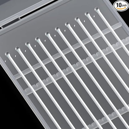 Reusable ESD Safe Gel Swabs with Paper Handle (2.5mm) - Anti-Static Sticky Tool for Camera Sensors, Semiconductors - No Residue, No Scratches, Multi-Use Cleaning (High Viscosity-10PCS)