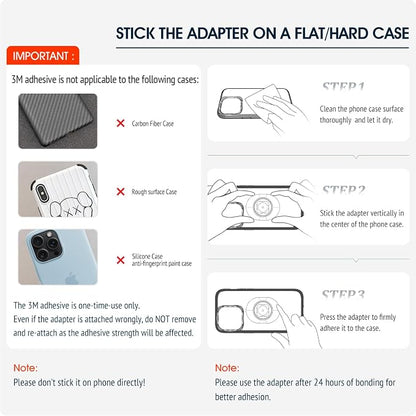 Bike Phone Mount - Stable Aluminium Bicycle Handlebar/Stem Phone Holder with Secure Dual-Lock, 1-Hand Quick Release for 4-7.3 inch Cell-Phones, Cycling Clamp Fit E-Scooter, MTB, Mountain, Road Bikes