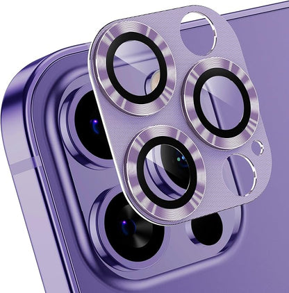 AFARER [2 Pack Camera Lens Protector for iPhone 12 Pro Max,9H Hardness Lens Protector Anti-Scratch,Ultra HD Camera Screen Protector Cover,Metal Anti-Scratch for iPhone 12 Pro Max(Purple)