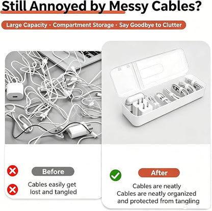 3 Pack Charger Cord Storage,Multipurpose Cable Organizer Bags, Fits Home Office Charger Organizers, Power Cord Organizer.