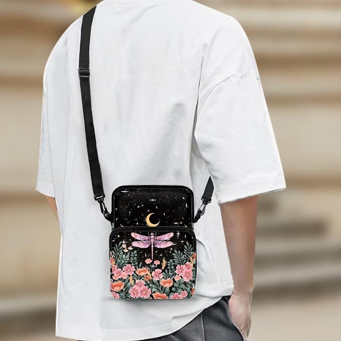 Men's Crossbody Bag, Small Cell Phone Wallet, Women's Shoulder Handbag, Travel Gym Bag