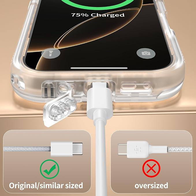 SPORTLINK for iPhone 16 Pro Max Case - IP68 Waterproof Military Protective Full Body Heavy Duty Shockproof 360 Sealed Dustproof with Screen Protector Cover for i Phone 16 Pro Max 6.9" Frosted Clear