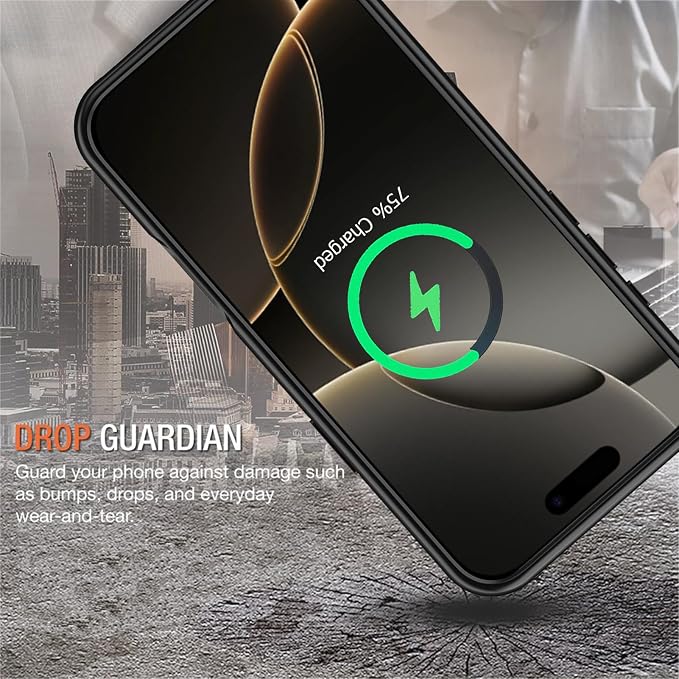 Battery Case for iPhone 16 Pro Max, Enhanced 12000mAh Portable Protective Wireless Charging Case Support Carplay Compatible with iPhone 16 Pro Max (6.9 inch) Rechargeable Battery Charger Cover(Black)