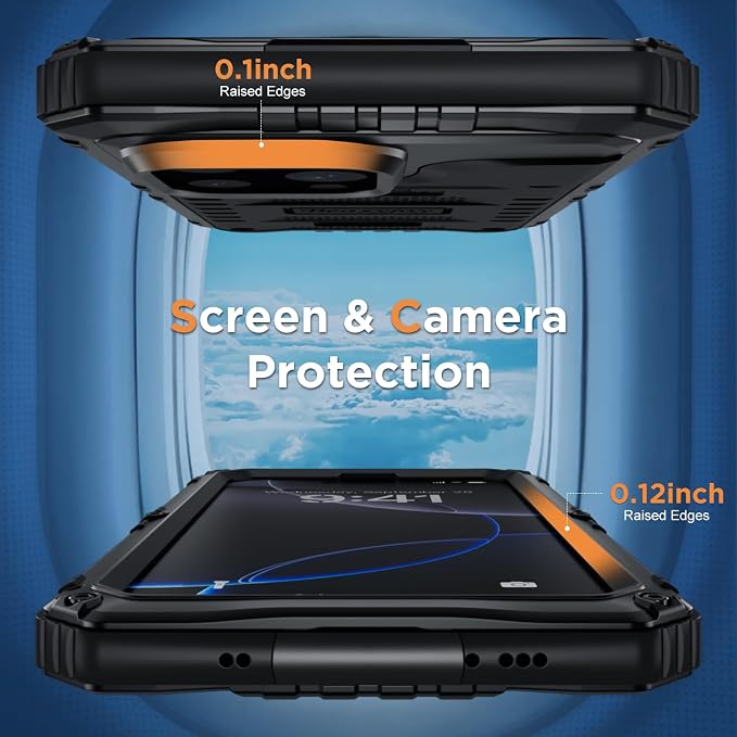 Beasyjoy for iPhone 16 Pro Case Waterproof, Metal Heavy Duty Full Body Protective Case with Built-in Screen Protector, Military Grade Shockproof Dustproof Defender Cover for iPhone 16 Pro 6.3", Black
