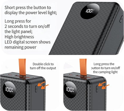 ordinarYone 12Slots 21700 Battery Box High Capacity Battery Charging Case for Camping Hiking Easy Assembly Not need Soldering