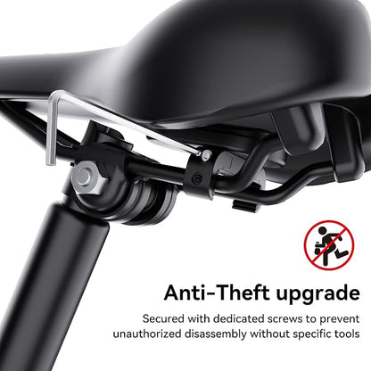 DDJ Bike Mount Compatible with Samsung Smart Tag 2/Moto Tag/AirTag Case, Hidden Under Bicycle Seat, Waterproof Anti-Theft Bike GPS Tracker Mount with Tools for Mountain Bikes, Electric Bicycle