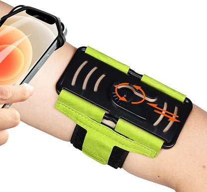 Arm Bands for Cell Phone - Detachable & 360 Rotatable Universal Cellphone Armband Case Compatible with iPhone Samsung Galaxy Pixel LG for Workout Excersize Sports Jogging Gym Fitness Runner