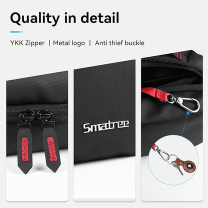 Smatree Electronic Organizer Tech Pouch for MAC Mini/Magic Trackpad | For AirPods Pro 3/MagSafe Charge,MacBook Charger,USB Cables,Power Bank,Hard Drive,Travel Cords,For Adapter/Earphone and More