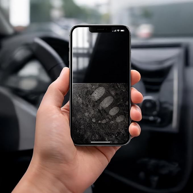 EVEO Car Screen Cleaner Spray and Wipe -2-in-1 iPhone Cleaner, iPad Screen Cleaner & Phone Screen Cleaner - Touchscreen Mist Cleaner for Laptop, Computer, MacBook and More - 2 Pack (Grey & Rose Gold)