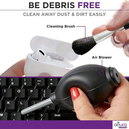Keyboard Cleaner & Laptop Cleaning Kit - All-In-One Electronic Screen Cleaner for Computer, PC, MacBook, iPhone, Camera Accessories - Gifts for Gamers Men, Stocking Stuffers for College Tech Guy Geeks