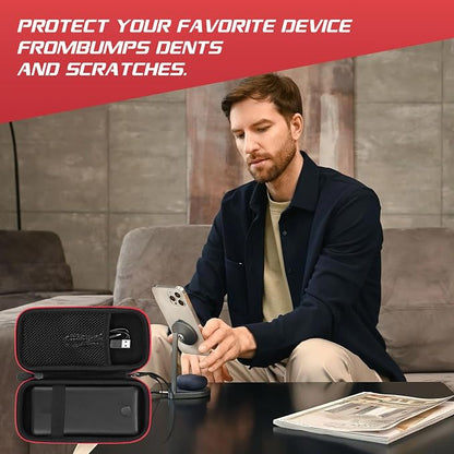 Travel Case Compatible with Anker/ for POIYTL /for IAPOS /for SABANI /for OHOVIV /for RGVOTA /for Pxwaxpy Portable Charger Power Bank, Storage Holder for Fast Charging Battery Pack (Case Only)