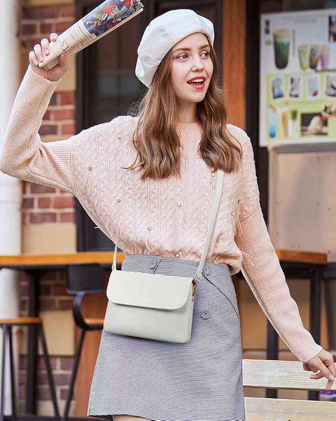 CHOLISS Small Crossbody Bags for Women, Vegan Leather Cell Phone Purse, Mini Travel Purse with Adjustable Strap Womens Gifts