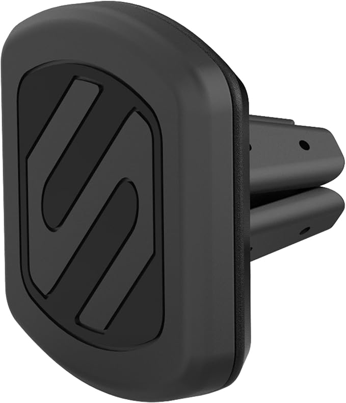 Scosche MAGVM2I MagicMount Magnetic Car Phone Holder, Strong Magnet Car Mount for iPhone and Android, Secure Magnetic Cell Phone Mount for Air Vent, Universal 360° Adjustable Mobile Cellphone Holder