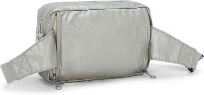 Kipling Women’s Abanu Multi Crossbody Bag, Lightweight, Adjustable Nylon Waist Pack with Multi-Compartment Zip Pockets