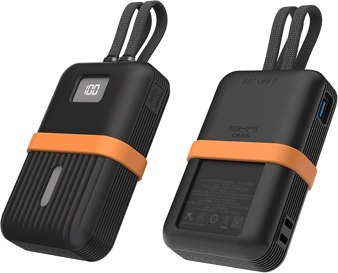 Silicone Case for Anker Zolo Power Bank 2025(20,000mAh 45W/30W) A1689/A1681 Protective Cover with Lanyard Hole, Compact | Tactile Grip | Impact Protection for Daily Use & Travel, Case Only (Black)