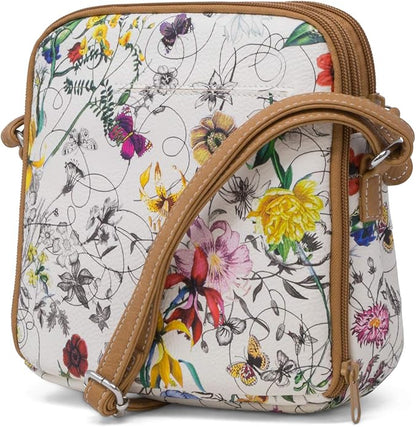 Multisac Women's MultiSac North South Mini Zip Around Crossbody