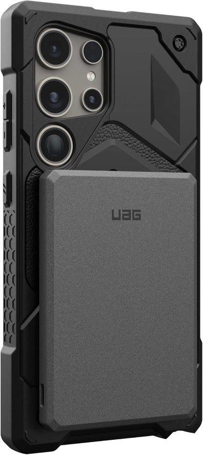 URBAN ARMOR GEAR UAG 5000mAh Power Bank SRGE 20W USB-C Slim Magnetic Wireless Portable Charger Fast Charging Battery Pack Compatible with iPhone 17, Samsung Galaxy S26, Black/Grey
